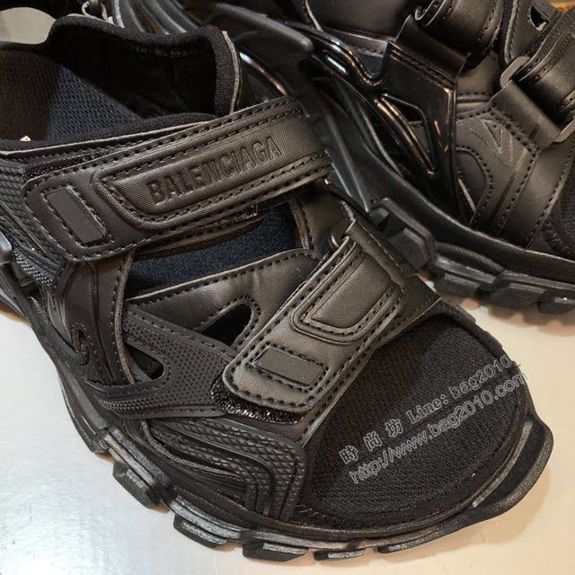 Balenciaga經典款男女鞋 巴黎世家頂級版本Track 4.0戶外概念復古老爹涼鞋 Balenciaga情侶款老爹鞋  hdbl1026